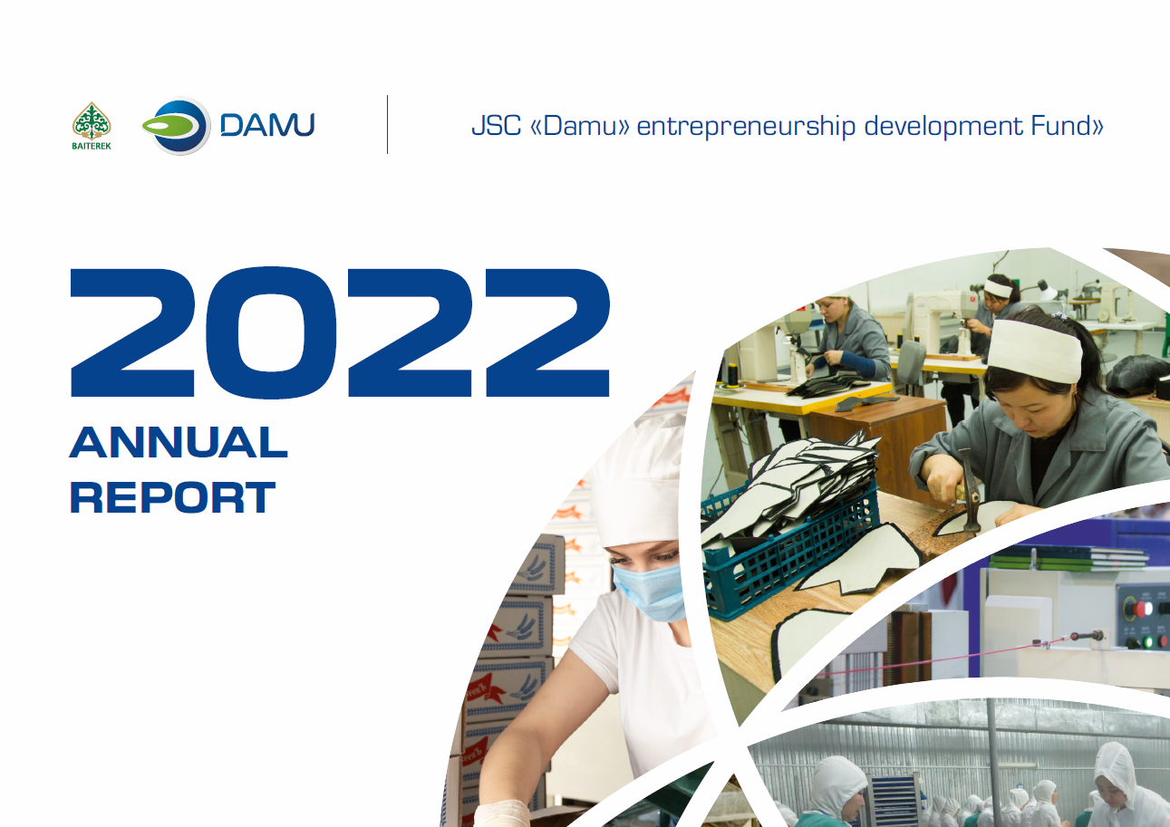 Annual report of JSC "Entrepreneurship Development Fund "Damu" for 2022