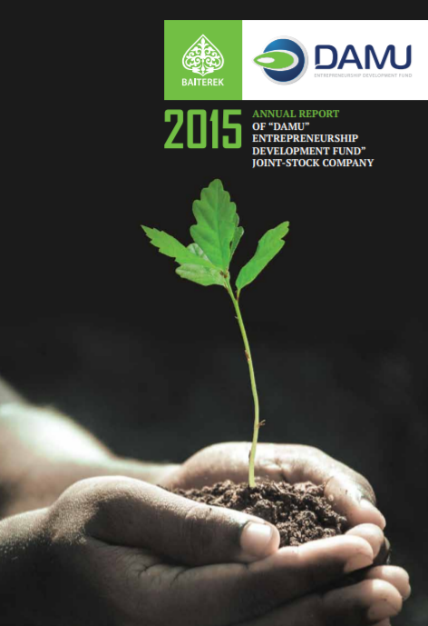 Annual report of JSC "Entrepreneurship Development Fund "Damu" for 2015