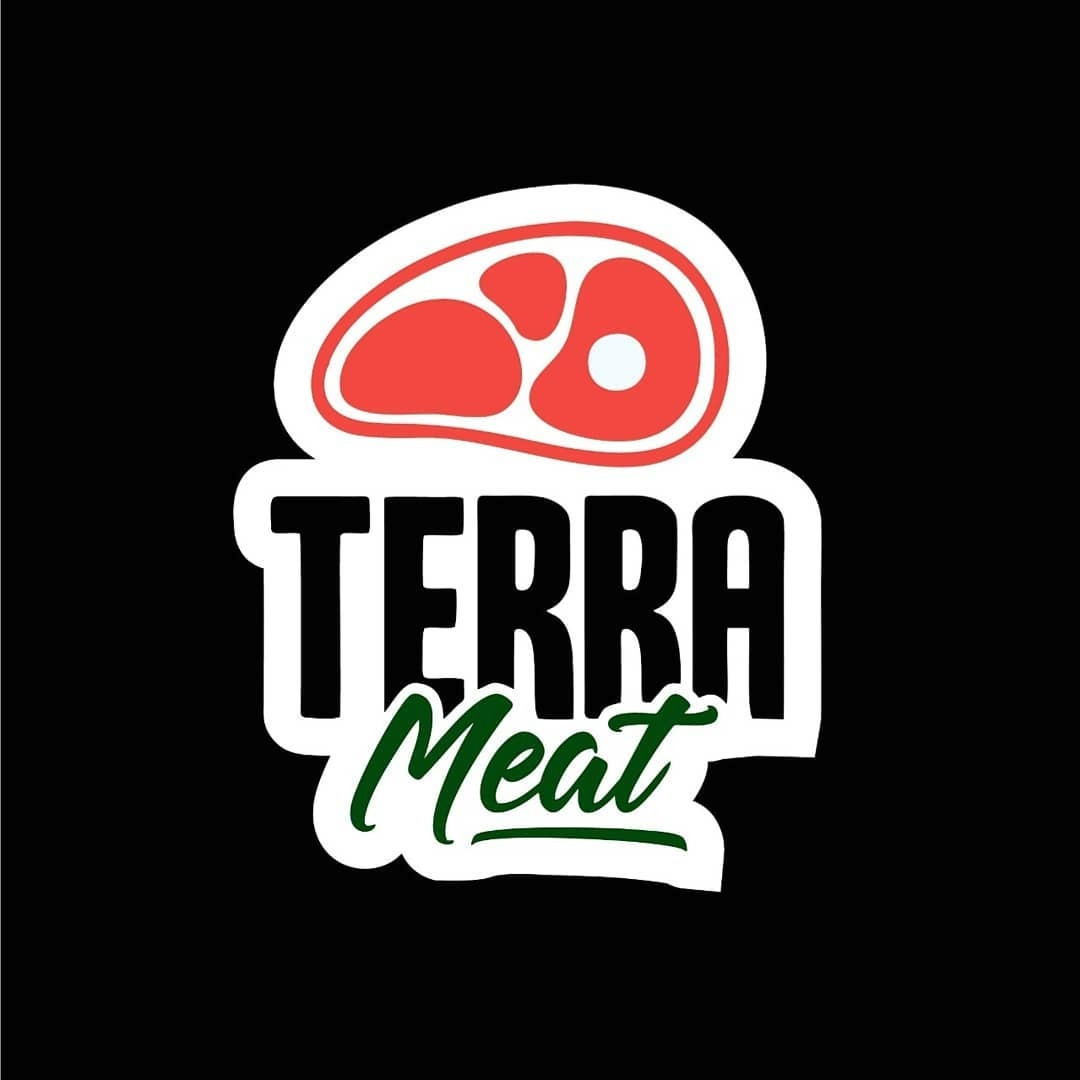 Тоо terra. Мясной логотип. Эмблема мясного магазина. Мясо лого.