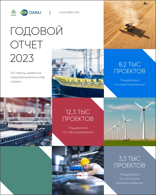 Годовой отчет АО «Фонд развития предпринимательства «Даму» за 2023 год