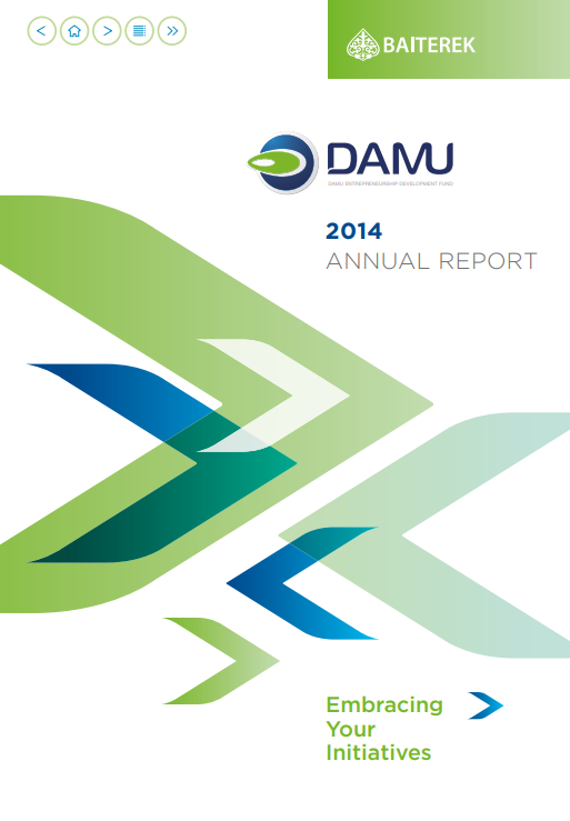 Annual report of JSC "Entrepreneurship Development Fund "Damu" for 2014