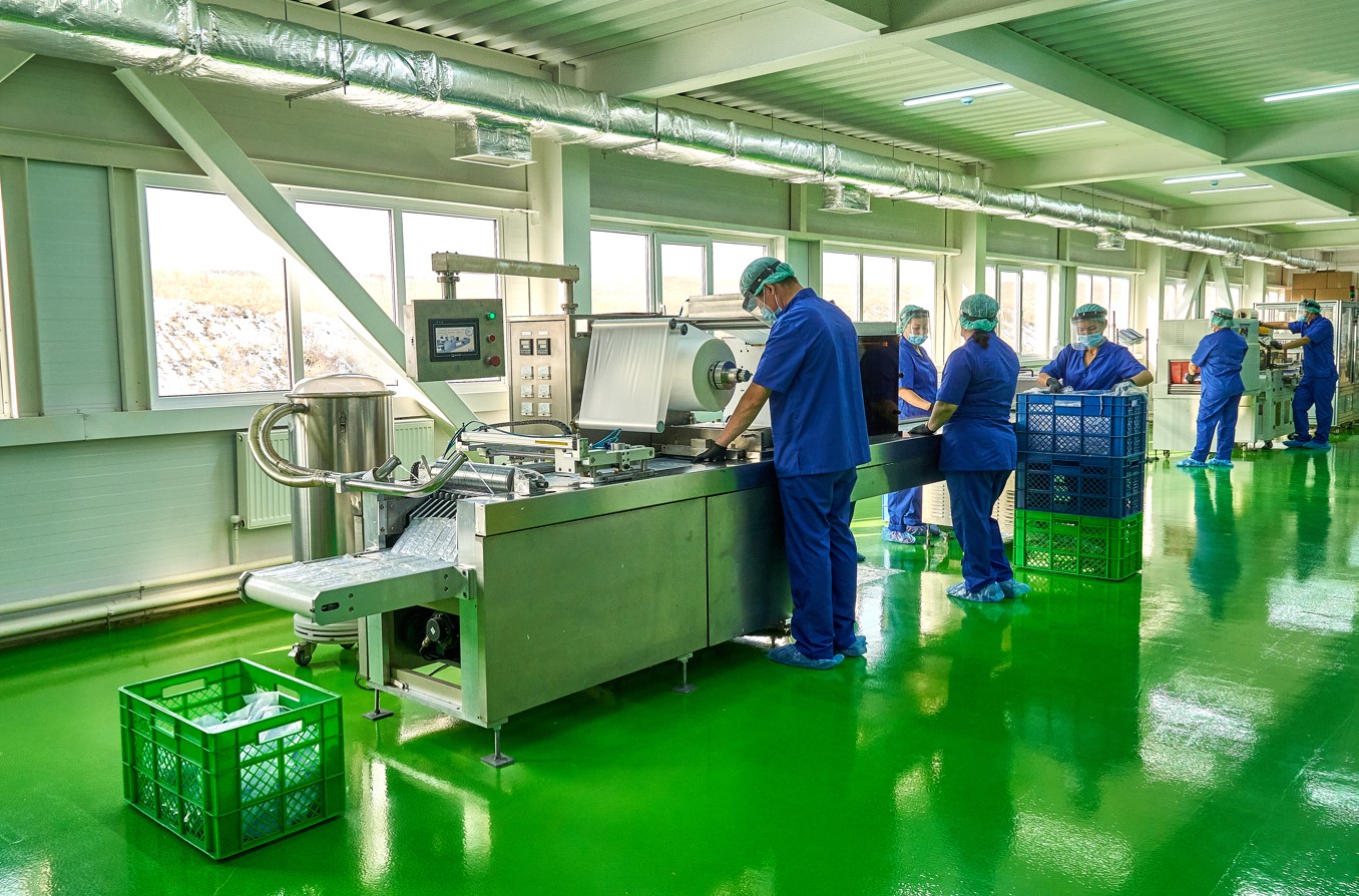 Казахстанский производитель изделий медицинского назначения получило государственную поддержку в г.Алматы