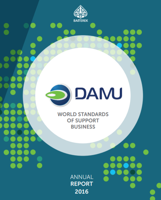 Annual report of JSC "Entrepreneurship Development Fund "Damu" for 2016