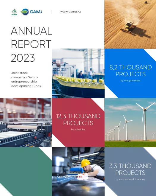 Annual report of JSC "Entrepreneurship Development Fund "Damu" for 2023