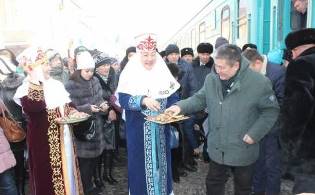 Поезд «Мәңгілік Ел» проехал по Карагандинской области